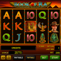 Robocat Casino - Book of Ra Slot Game